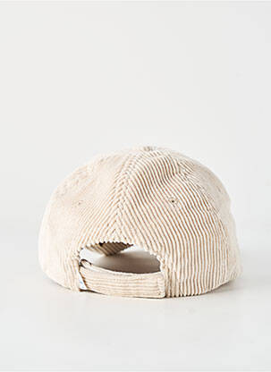 Casquette broderie beige KNOWLEDGE COTTON APPAREL homme