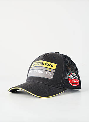Casquette broderie noir LOGRADA homme