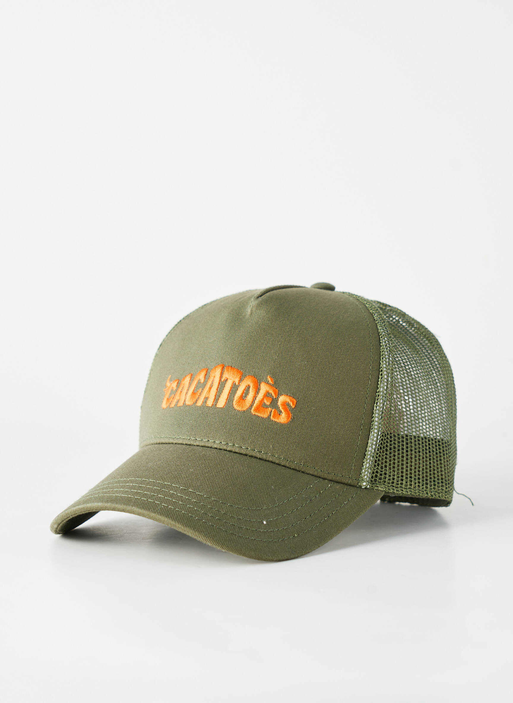 Casquette broderie vert CACATOÈS homme