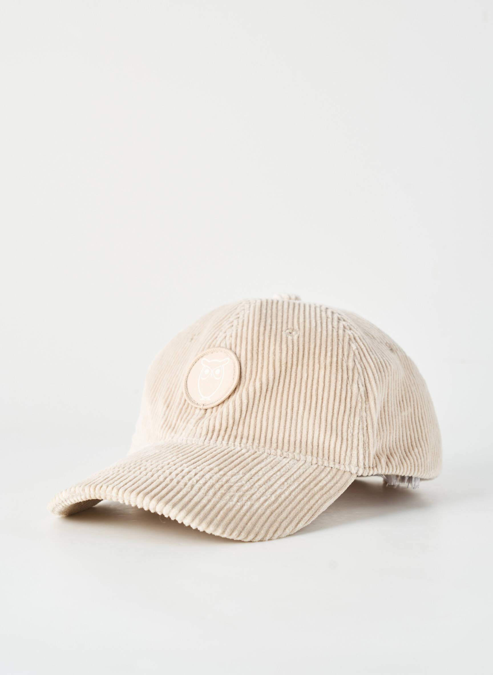 Casquette broderie beige KNOWLEDGE COTTON APPAREL homme