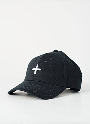 Casquette broderie noir SHOE homme
