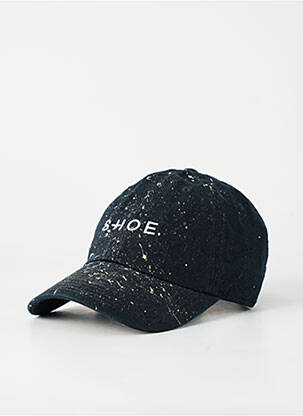 Casquette broderie noir SHOE homme