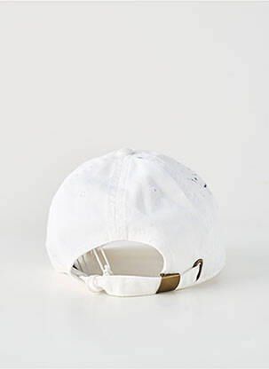 Casquette fermeture pressionnée blanc SHOE homme