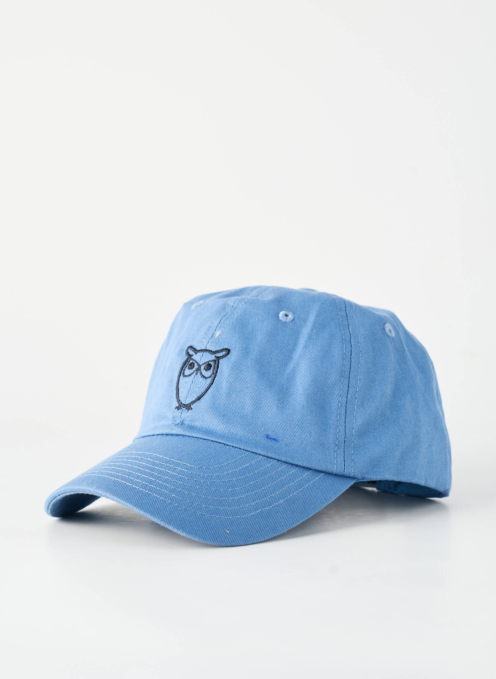 Casquette broderie bleu KNOWLEDGE COTTON APPAREL homme