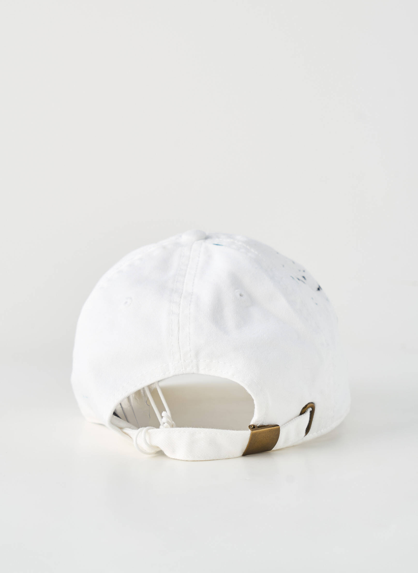 Casquette fermeture pressionnée blanc SHOE homme