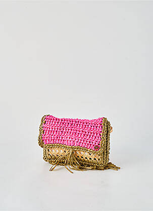 Sac fermeture fermeture aimantée forme rectangulaire rose OTTOD'AME femme