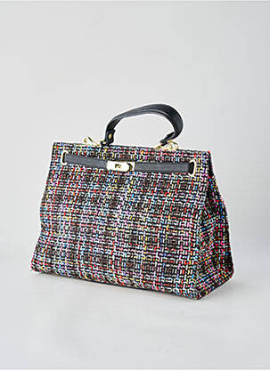 Sac multipoches forme rectangulaire noir VIMODA femme