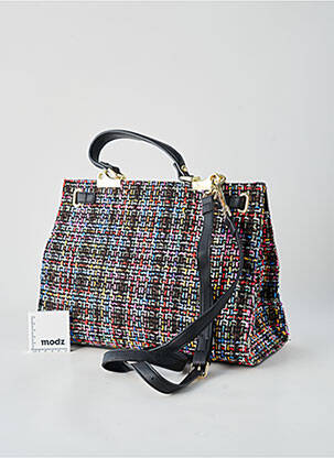 Sac multipoches forme rectangulaire noir VIMODA femme
