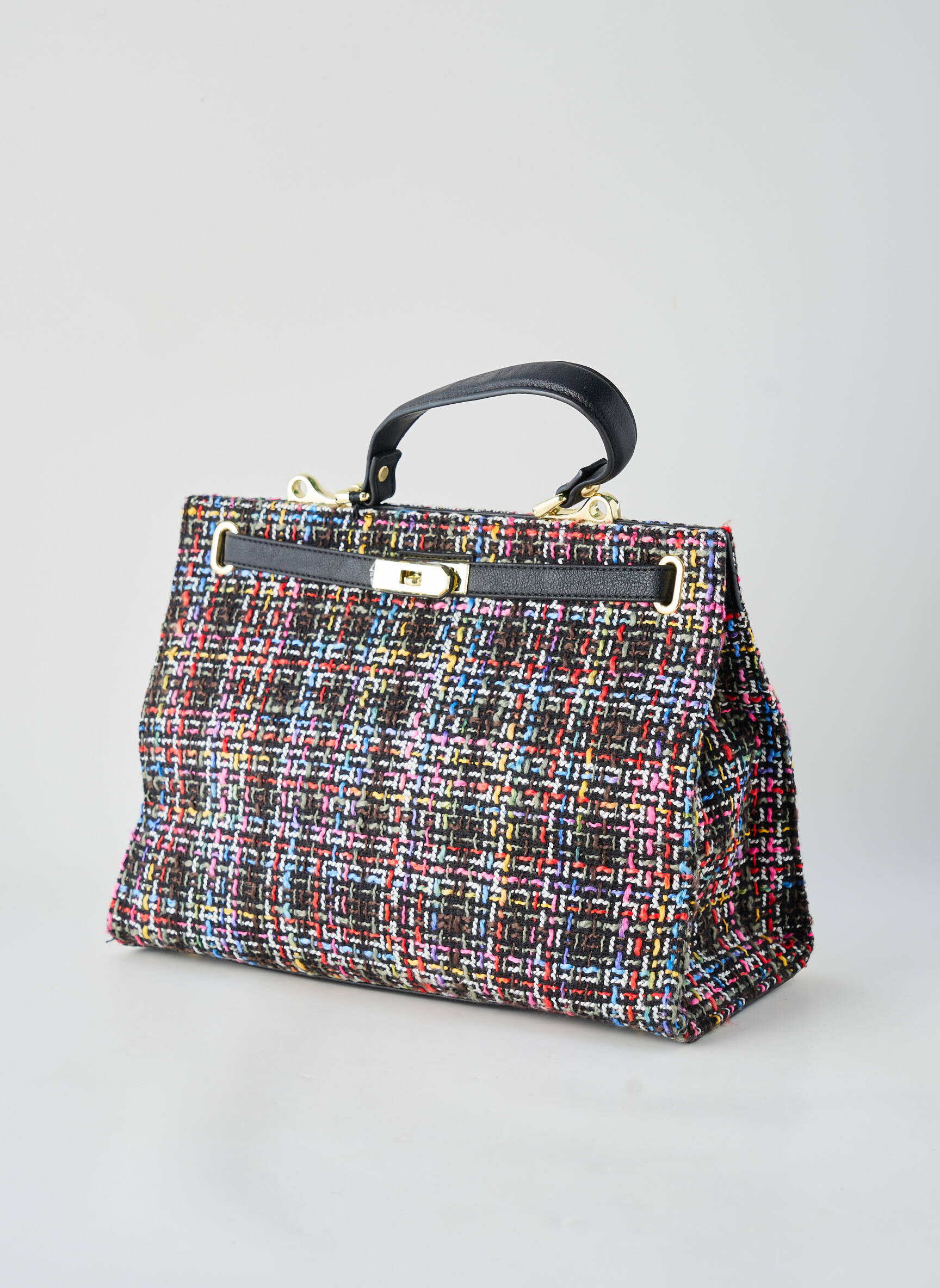 Sac multipoches forme rectangulaire noir VIMODA femme