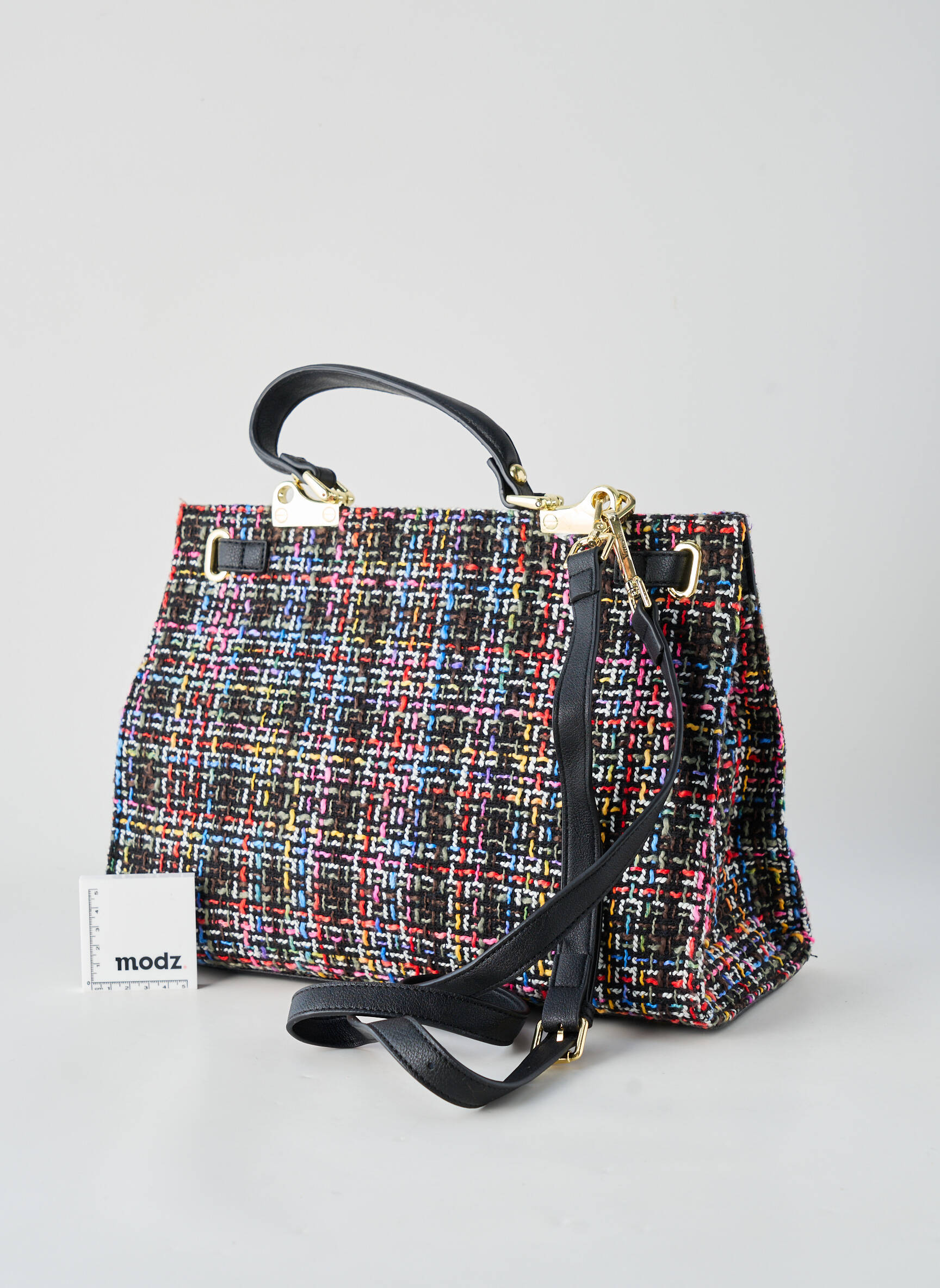 Sac multipoches forme rectangulaire noir VIMODA femme