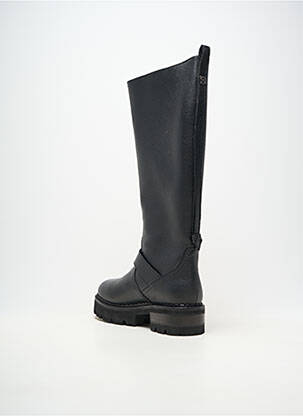 Bottes matière lisse talon de 4 à 6cm noir FREE LANCE femme