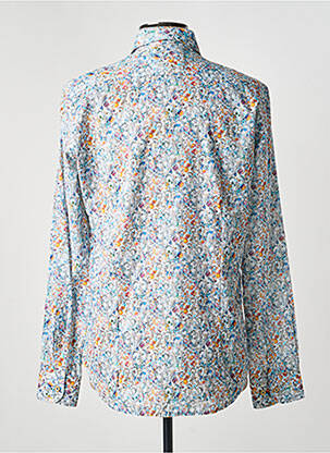 Chemise manches longues coupe droite bleu DARIO BELTRAN homme