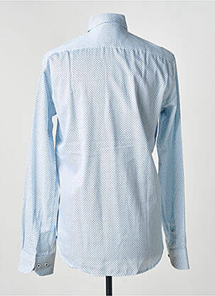 Chemise manches longues imprimé fantaisie bleu DARIO BELTRAN homme