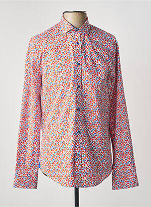 Chemise manches longues imprimé fantaisie orange A FISH NAMED FRED homme