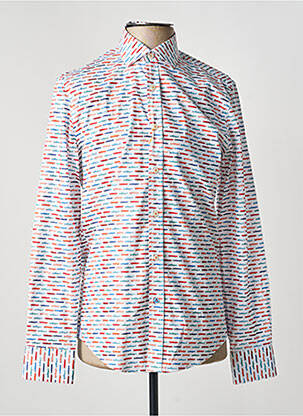 Chemise manches longues imprimé fantaisie blanc A FISH NAMED FRED homme