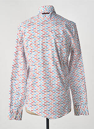 Chemise manches longues imprimé fantaisie blanc A FISH NAMED FRED homme