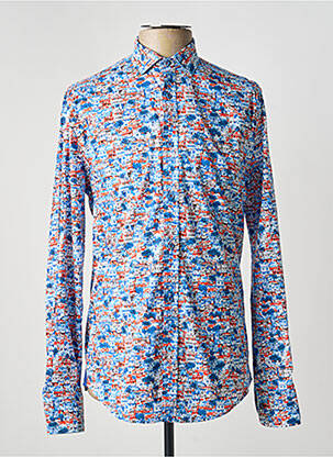 Chemise manches longues imprimé fantaisie bleu A FISH NAMED FRED homme