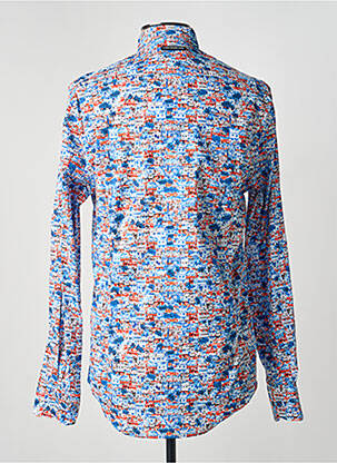 Chemise manches longues imprimé fantaisie bleu A FISH NAMED FRED homme