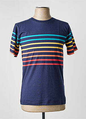 T-shirt coupe cintrée manches courtes bleu ARMOR LUX homme