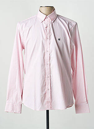 Chemise manches longues coupe cintrée rose LION OF PORCHES homme