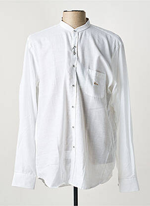 Chemise manches longues coupe droite blanc DARIO BELTRAN homme