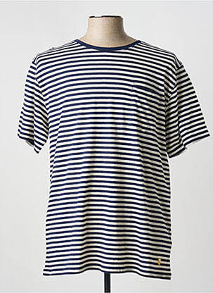 T-shirt coupe droite manches courtes bleu ARMOR LUX homme