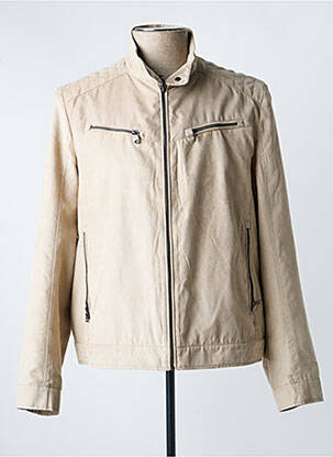 Veste casual coupe droite beige COFOX homme