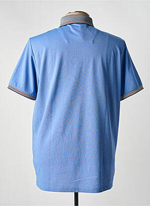 Polo coupe droite manches courtes bleu BENSON & CHERRY homme