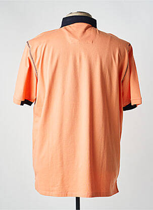 Polo coupe droite manches courtes orange MONTE CARLO homme