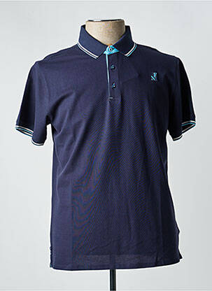 Polo coupe droite manches courtes bleu A FISH NAMED FRED homme