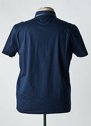 Polo coupe droite manches courtes bleu DELAHAYE homme