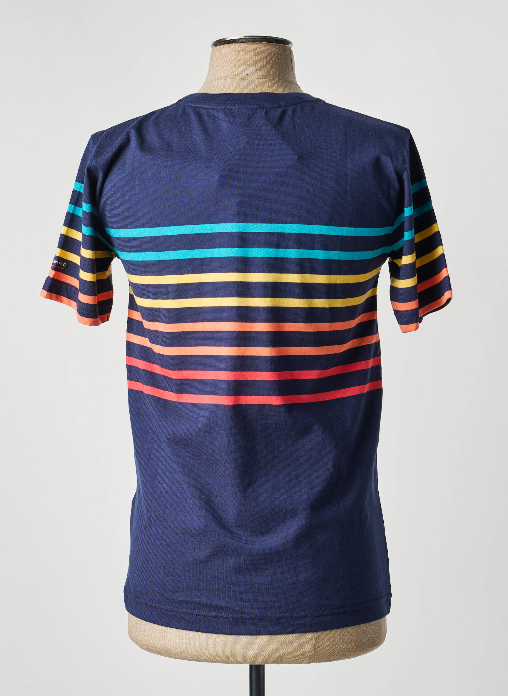 T-shirt coupe cintrée manches courtes bleu ARMOR LUX homme