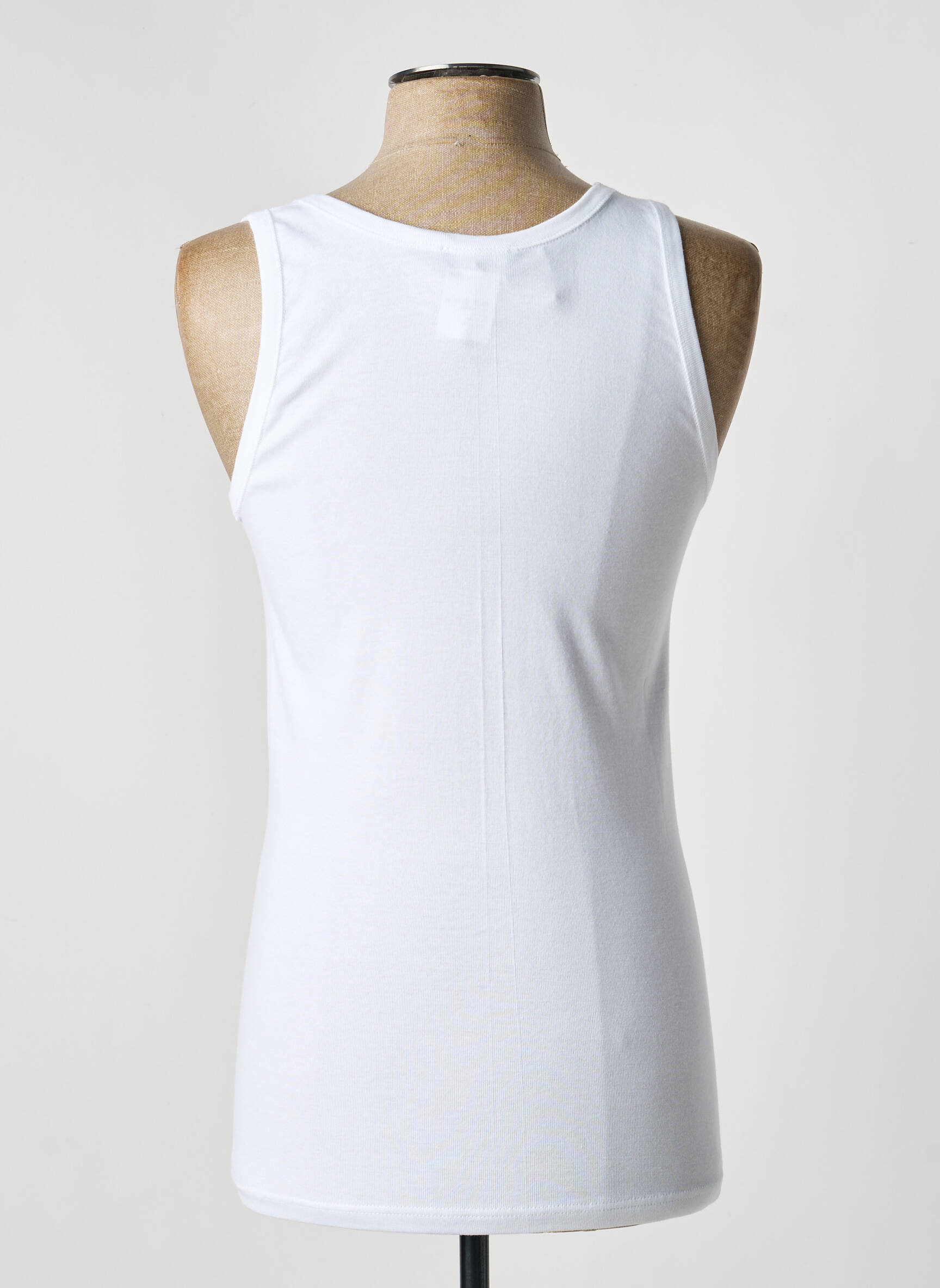 Débardeur coupe cintrée sans manche blanc ARMOR LUX homme