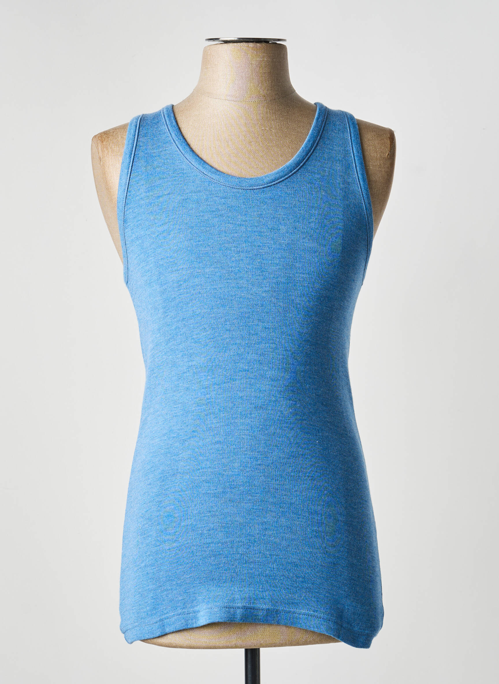 Débardeur coupe cintrée sans manche bleu ARMOR LUX homme