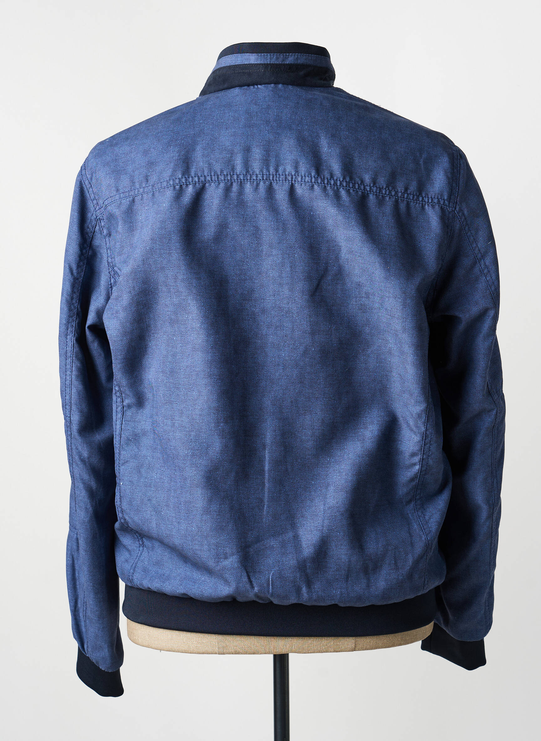 Veste casual coupe droite bleu COFOX homme