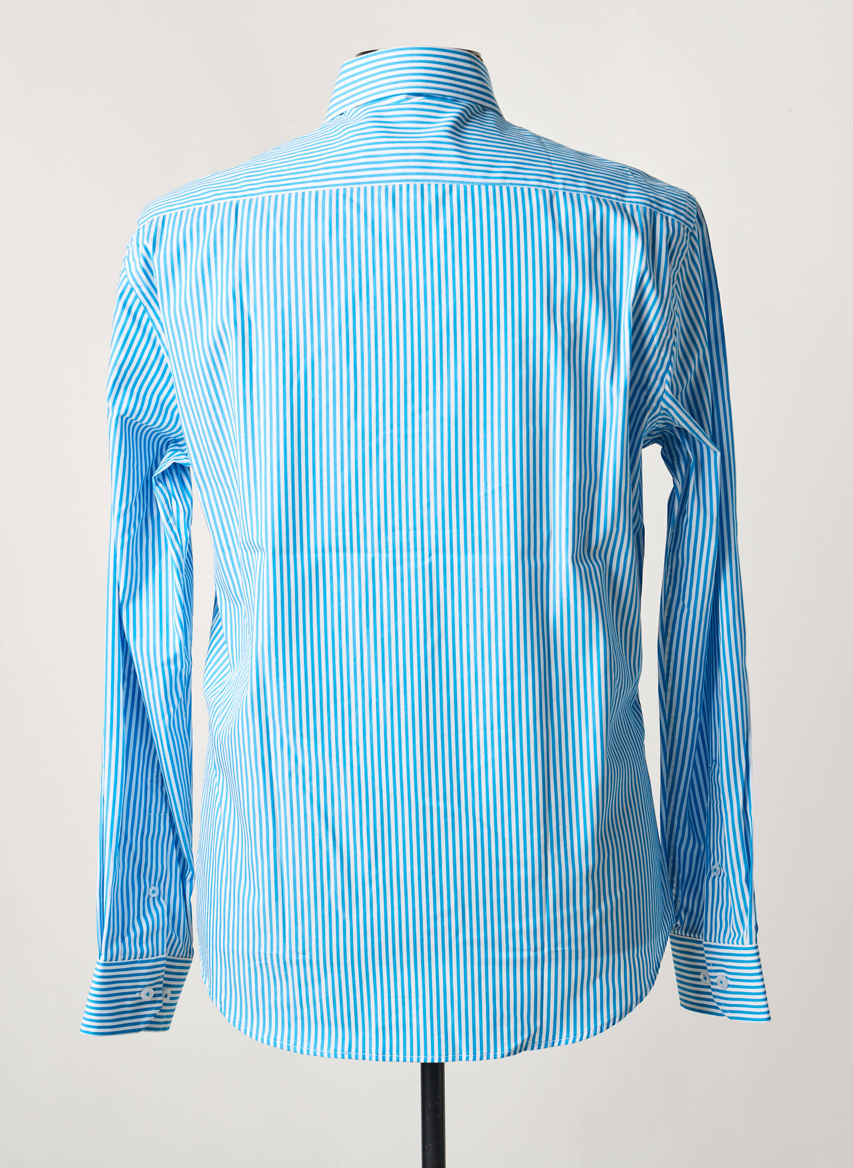Chemise manches longues coupe cintrée bleu LION OF PORCHES homme
