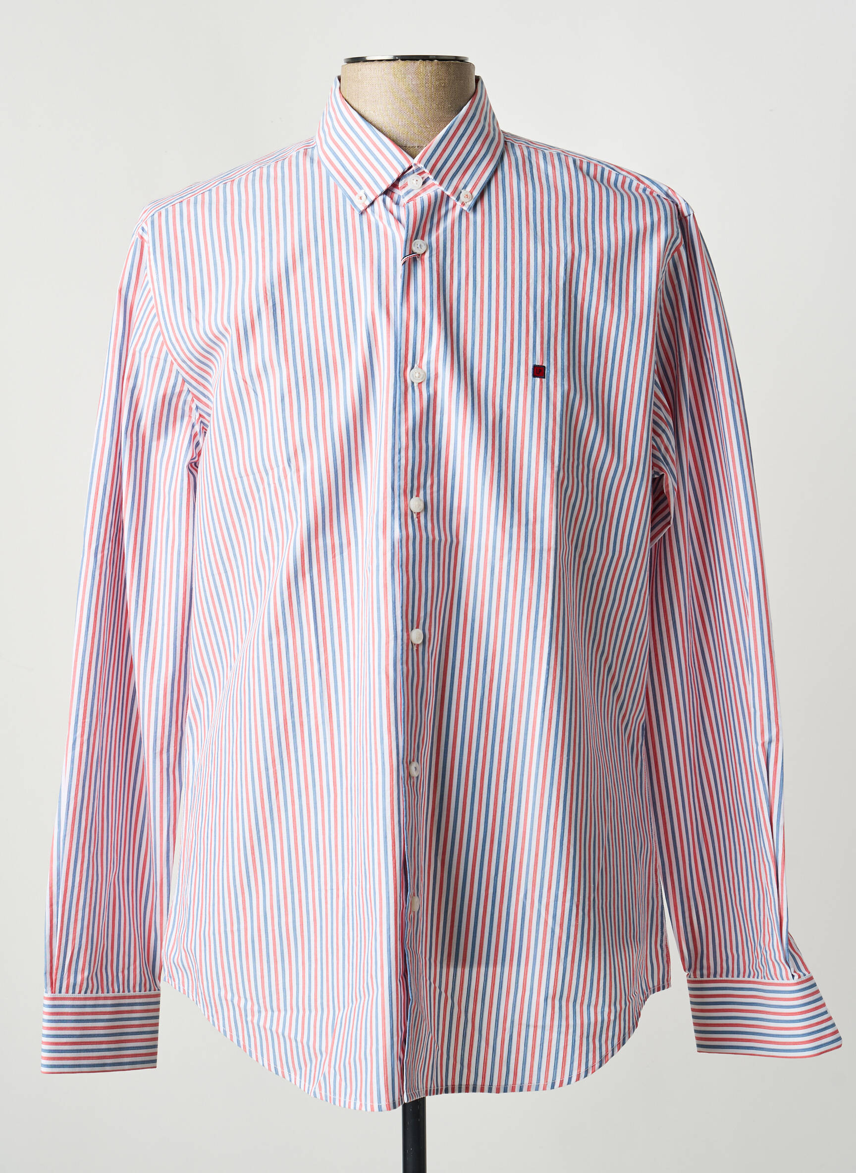 Chemise manches longues coupe droite blanc LION OF PORCHES homme
