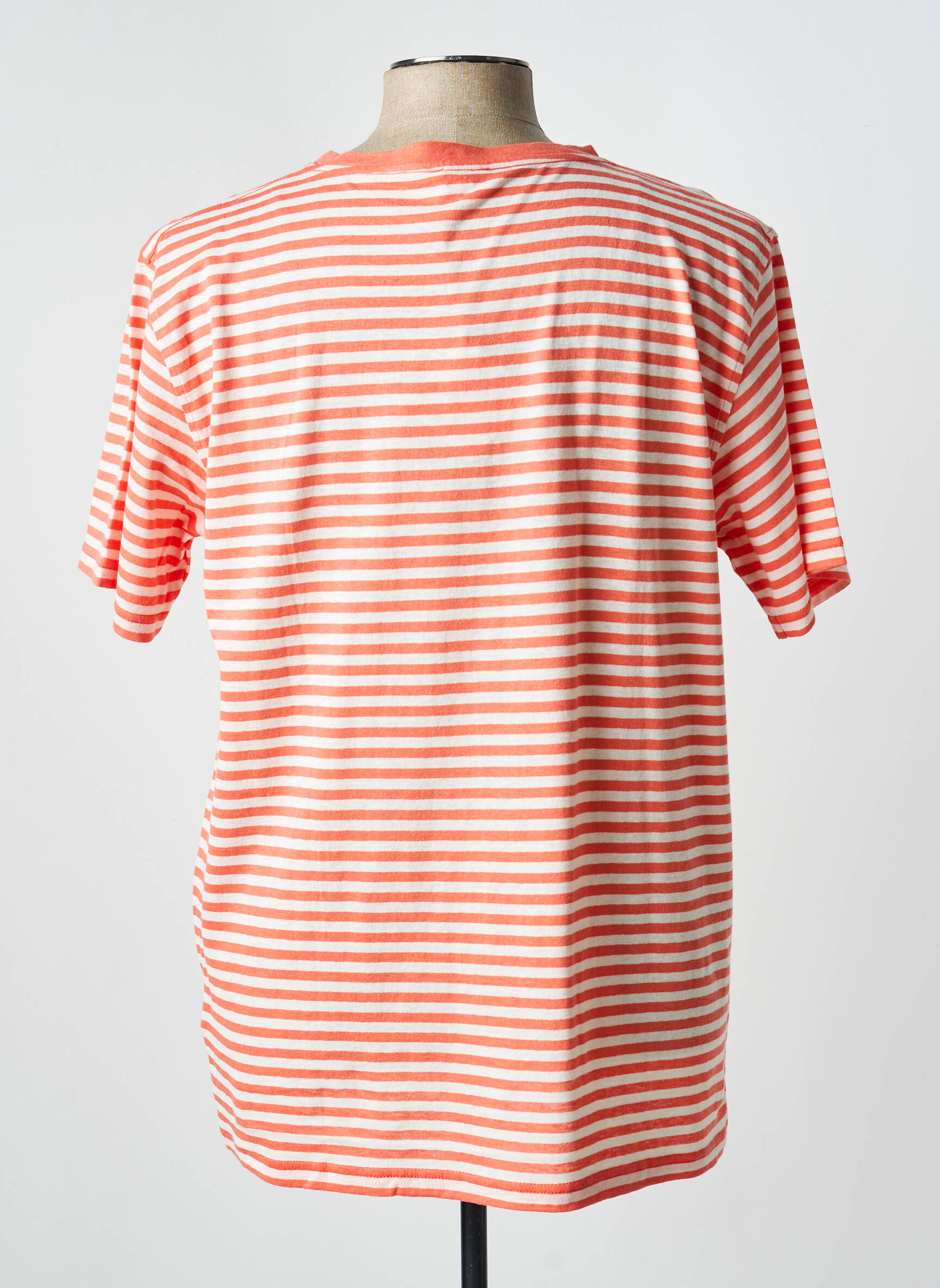 T-shirt coupe droite manches courtes orange ARMOR LUX homme