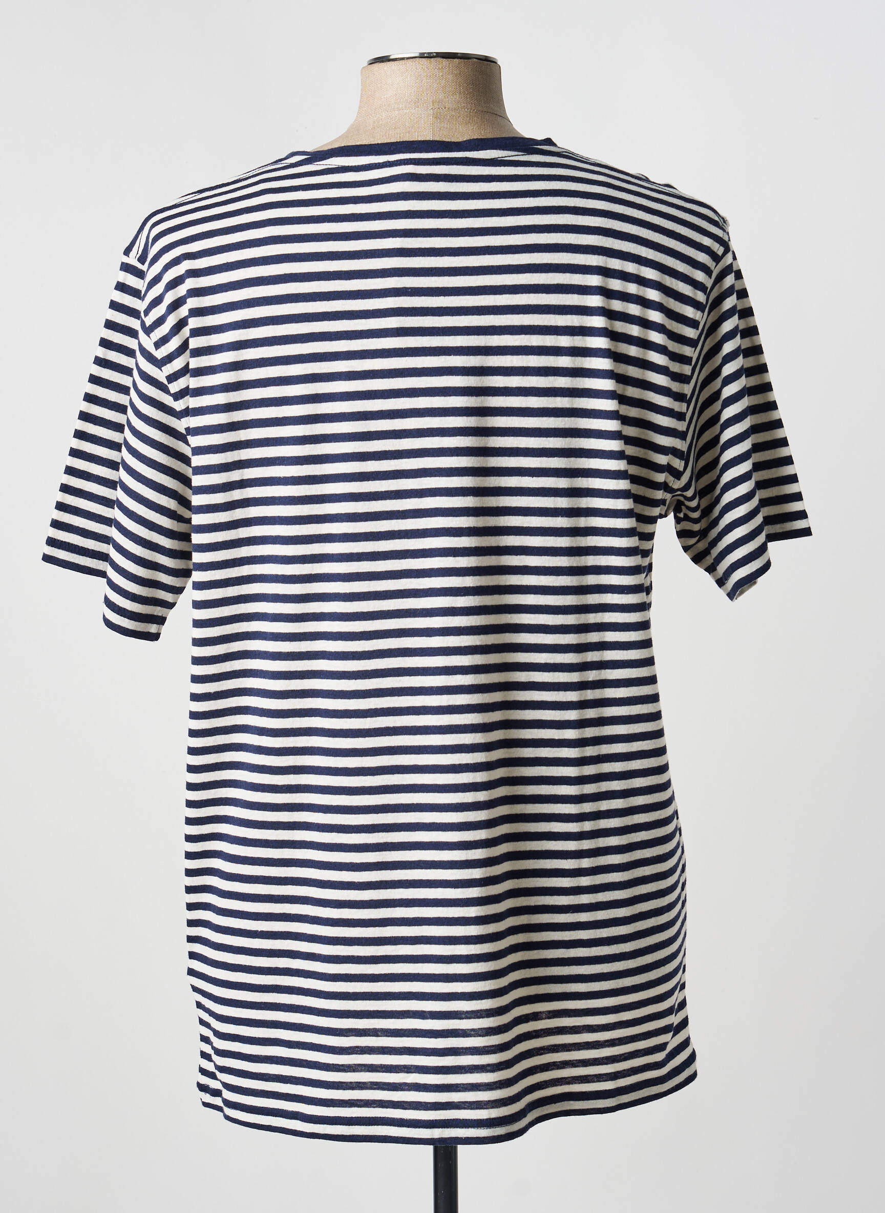 T-shirt coupe droite manches courtes bleu ARMOR LUX homme