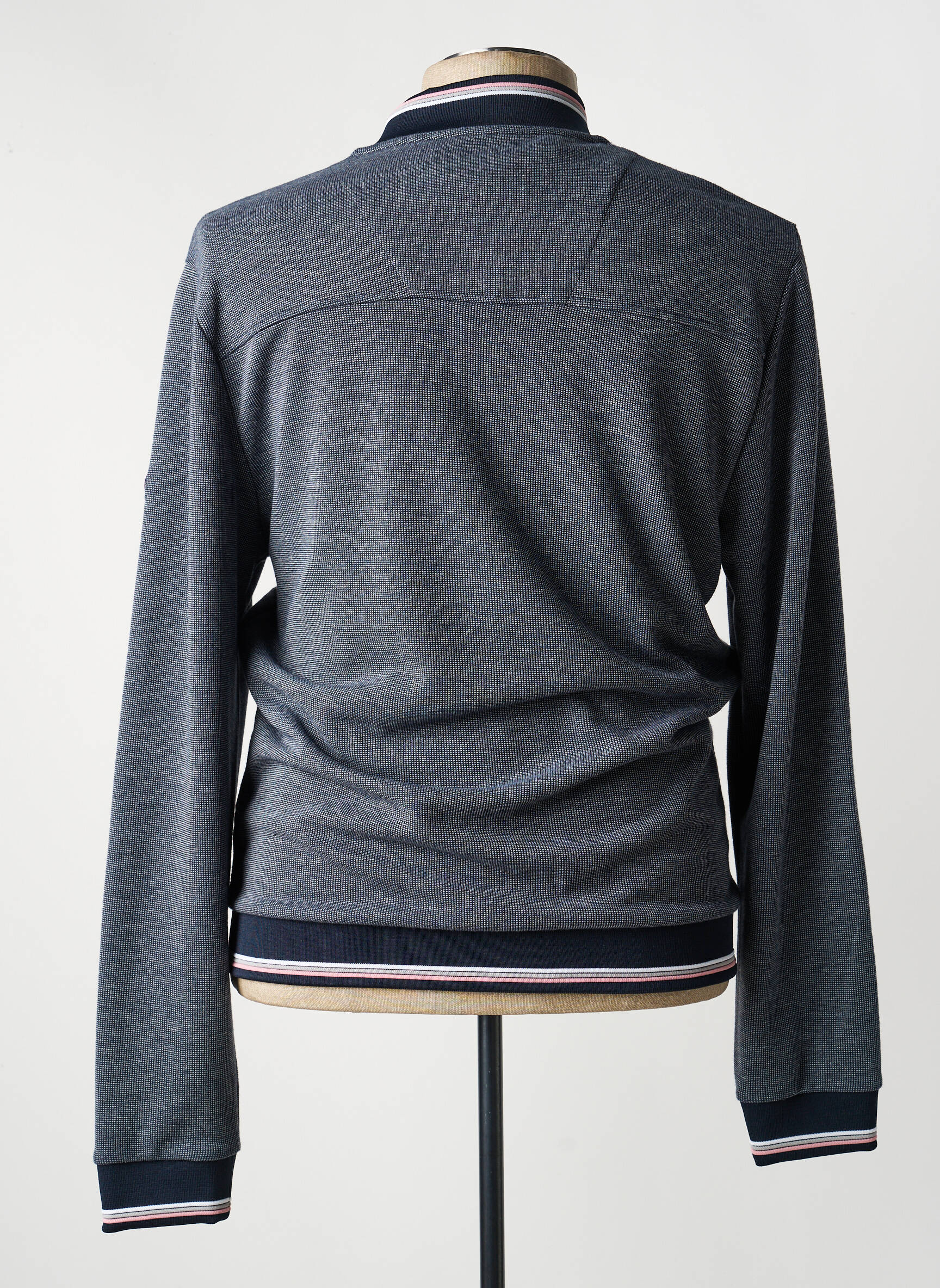Veste casual coupe droite gris BENSON & CHERRY homme