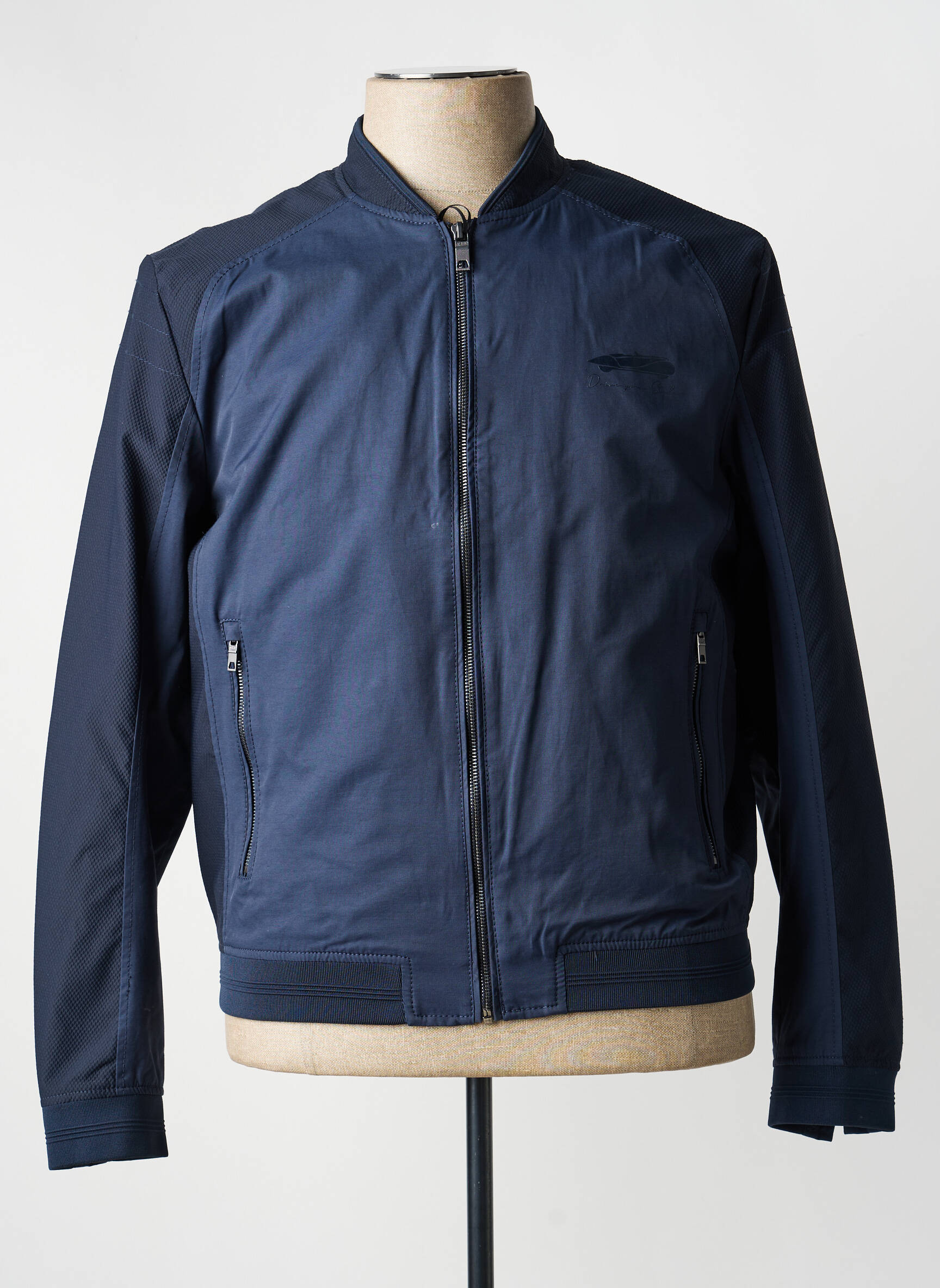 Blouson manches longues bleu DELAHAYE homme