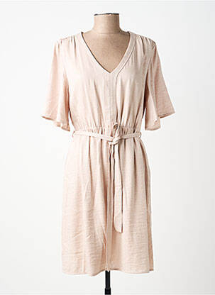 Robe courte manches courtes manches courtes rose JULIE GUERLANDE femme