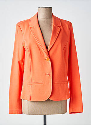 Blazer coupe cintrée orange SIGNE NATURE femme