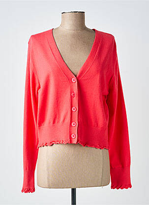 Gilet manches longues resserrée sur le bas rouge MOLLY BRACKEN femme