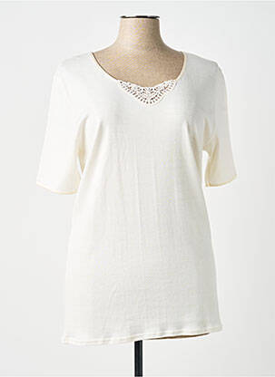 Top/caraco tissage jersey beige ARMOR LUX femme