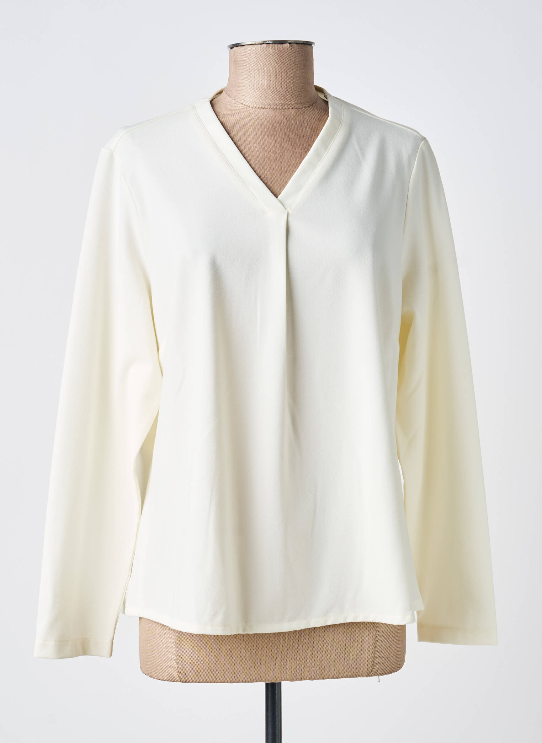 Top manches longues manches longues beige ELEANE femme