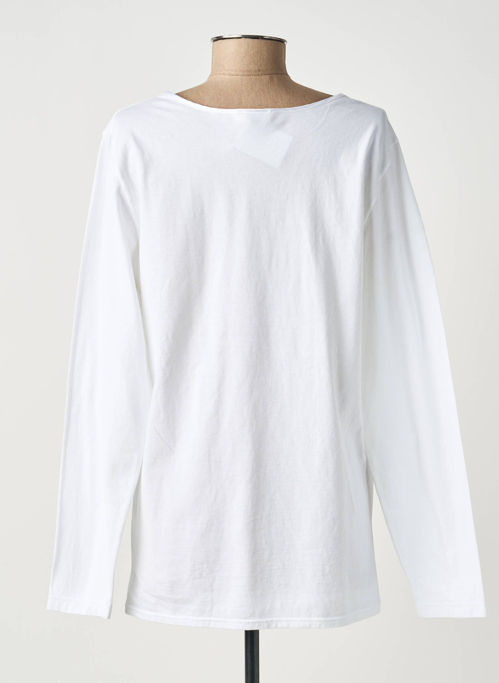 Top/caraco tissage jersey blanc ARMOR LUX femme