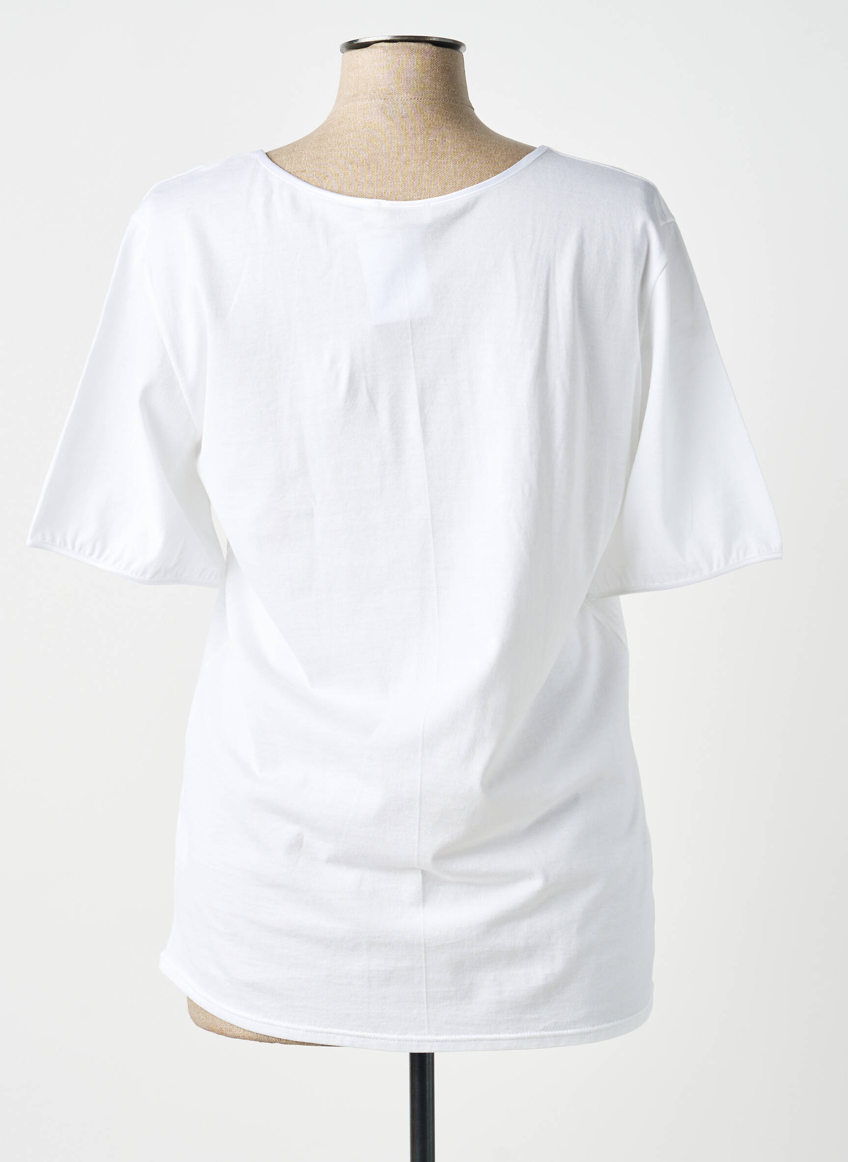 Top/caraco tissage jersey blanc ARMOR LUX femme