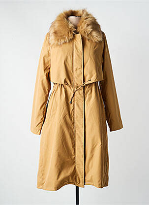 Trench tissage popeline sans capuche beige MOLLY BRACKEN femme