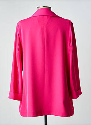 Blazer finition intérieure biaisée rose TINTA STYLE femme